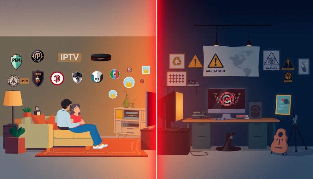 IPTV légal et illégal